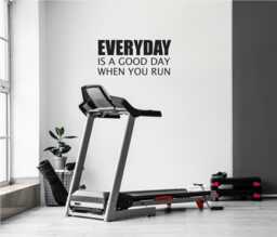 Running Motivation Wall Decal, Everyday Is A Good Day When You Run. Gym Decal. Marathon Training Sign 191 - thumbnail 1