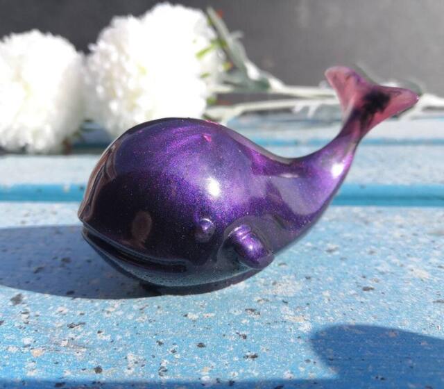 Whale Ornament, Beautiful Desk Buddy, Sealife Statue, Alternative Home Decor, Unusual Gift, Bathroom Decoration, Marine Figurine - image 1