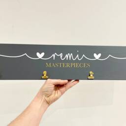 Personalised Wood Art Display Sign - Children's Masterpieces, Playroom Wall Decor - thumbnail 2
