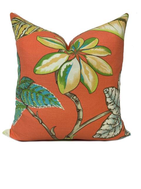 Thibaut Lucala Coral Biscayne Collection Cushion Cover Pillow Double Sided - image 1