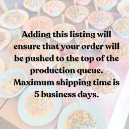Rush Order Addon For Cereal Bowl Wall Art - thumbnail 2