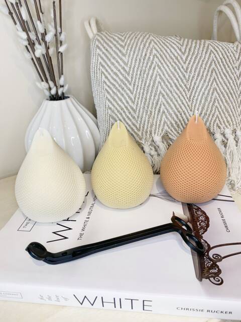 Teardrop - Candle Raindrop Pear Decorative Handmade Modern Soy Wax Gifts - image 1