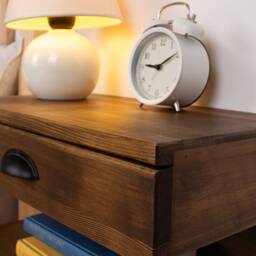 Floating Nightstand - Wall Mounted With Drawer, Wood Bedside Shelf & For Bedroom - Table - thumbnail 2