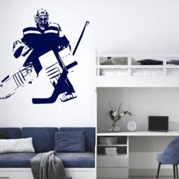 Hockey Goalie Wall Decal Sports Decor 4380 - thumbnail 3