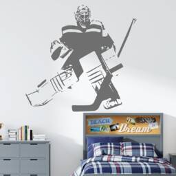 Hockey Goalie Wall Decal Sports Decor 4380 - thumbnail 2