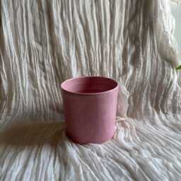 Candy Floss Pink Ceramic Planter, Handmade Glazed Pot, Pink Plant Large Vessel, Unique British Gift, Handcrafted Pots - thumbnail 3