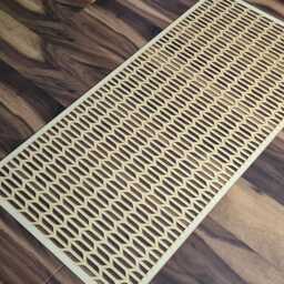 Laser-Cut Shingle Mdf Panel Decorative Screen, Radiator Cover, Wall Art 0215 - thumbnail 3