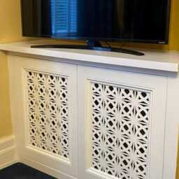 Laser-Cut Shingle Mdf Panel Decorative Screen, Radiator Cover, Wall Art 0215 - thumbnail 4