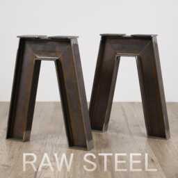Industrial A Bench Legs, A-Shape Table Legs, Moderndesk Coffee Table Leg, Shape Set Of 2 - thumbnail 1
