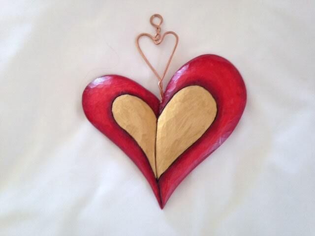 Heart, Hand Carved