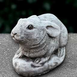 Garden Rabbit Sculpture Concrete Bunny Statue Stone Animal Decoration Handmade Memorial Ornament Rabbit Lover Gift Yard Art - thumbnail 2