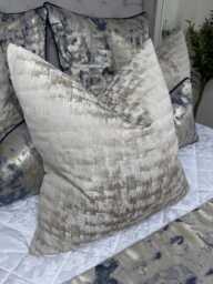 "Wheat Taupe Gold Cushion Cover, Luxury Throw Pillow Cover For Sofa Or Bed, Made To Order - All Sizes Available 16"" 18"" 20"" 22"" 24"" 26" - thumbnail 1