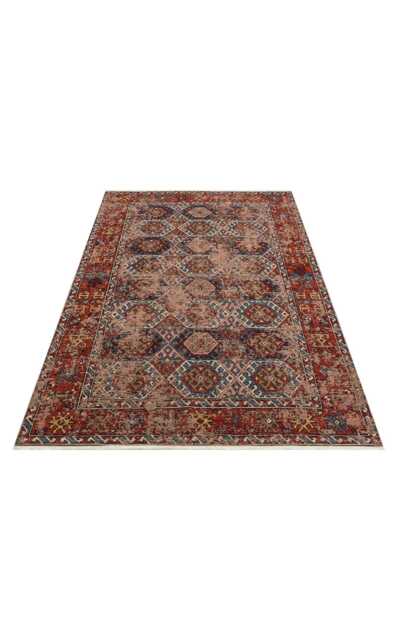Vintage Anatolian Rug Washable Non-Slip Chenille Kilim - image 1