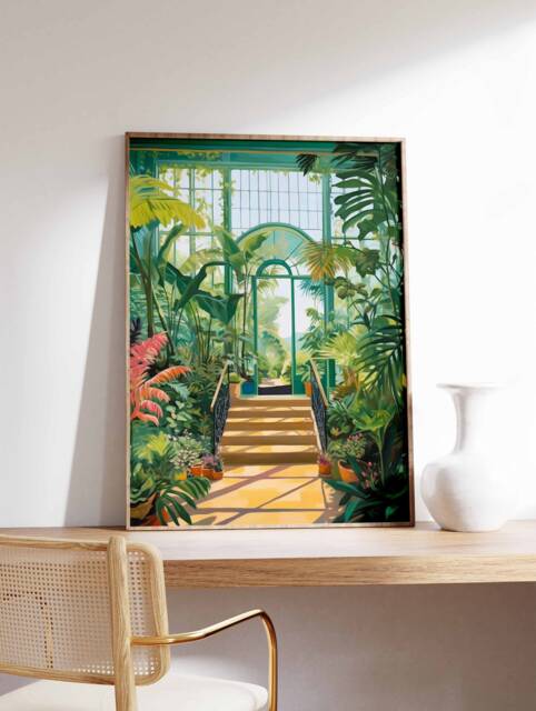 William Morris Print, Vintage Botanical Gardens Poster, Kew Rousseau Wall Art, Floral Flower Art - image 1