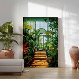 William Morris Print, Vintage Botanical Gardens Poster, Kew Rousseau Wall Art, Floral Flower Art - thumbnail 3