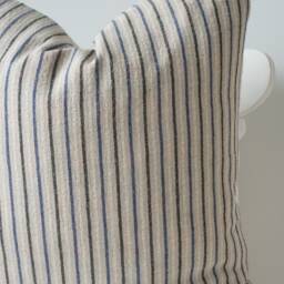Indigo Striped Pillow Cover - thumbnail 2