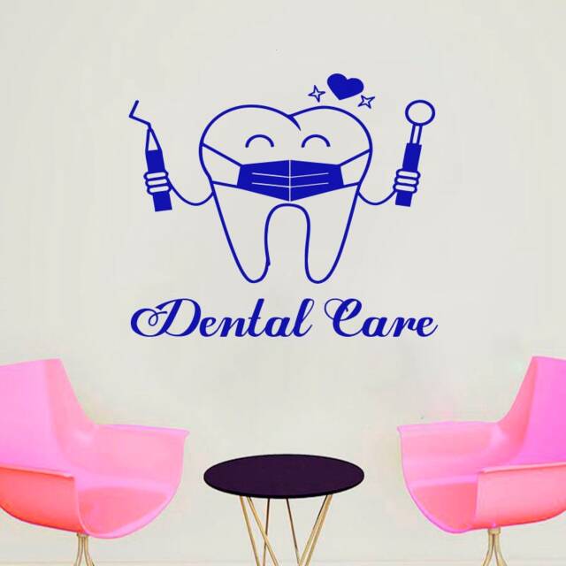 Dental Clinic Wall Decal Tooth Decor Sticker 2580 - image 1