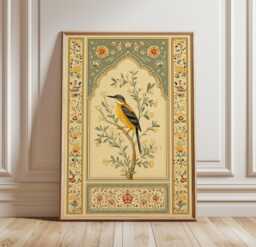 Kingfisher Bird Poster, Botanical Wall Art, Nature Print - thumbnail 1