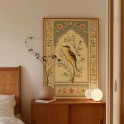 Kingfisher Bird Poster, Botanical Wall Art, Nature Print - thumbnail 3
