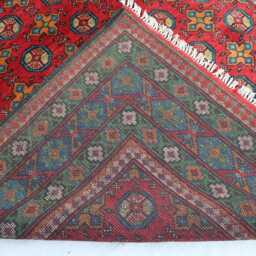 5x7 Ft Luxury Small Afghan Akhcha Handmade Rug, High Pile Rug Turkmen Bokhara Area Rug, Livingroom Tribal Bedroom Office Rug - thumbnail 4