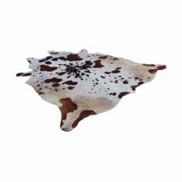 Brown & White Cowhide Rug-Brazillian Cowhide-Hair On Hide For Rustic Home Decor-Western Decor-Large Floor Area Rug Living Room - thumbnail 3