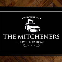 Personalised Camper Van Door Mat - Pop Top Black & White Label 60 X 40 cm - thumbnail 2