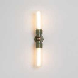 Lyra Double Wall Light - Fluted Glass - thumbnail 4
