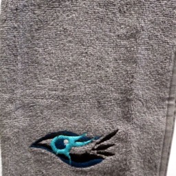 Mystic Messenger Mint Eye Logo Grey Embroidered Hand Towel - thumbnail 2