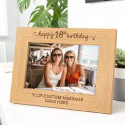 18Th Birthday Gifts For Her, Girls, Friend - Personalised Any Age Photo Frame - thumbnail 3