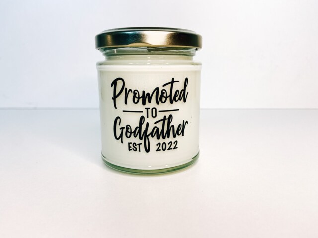 Will You Be My Godfather? - Godfather Proposal Gift Candle Promoted To - image 1