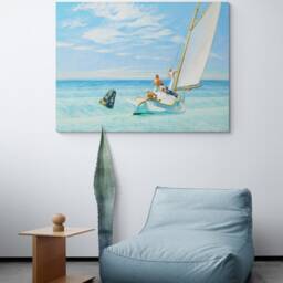 Edward Hopper Ground Swell - 1939 - Wrapped Framed Canvas Rolled Photo/Poster Print - thumbnail 2