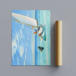 Edward Hopper Ground Swell - 1939 - Wrapped Framed Canvas Rolled Photo/Poster Print - thumbnail 3