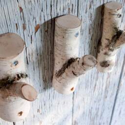 5 ????. Natural Branch Wall Hooks, Rustic Wooden Coat Rack, Birch Hook, Ructic Home Decor, Tree Log, Decorative Branches - thumbnail 2