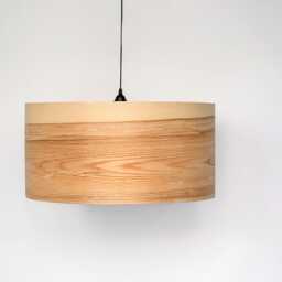 Olive Wood Pendant Light Scandinavian Style Chandelier - thumbnail 3