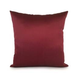 Solid Burgundy Pillow, Throw Pillow Cover, Decorative Cushion Accent Satin Blend, Pillowcase, Modern Pillow