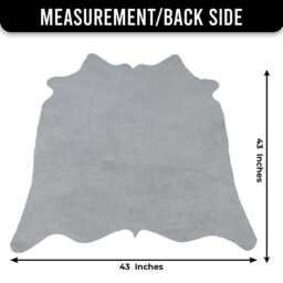 Chic Medium Cowhide Rug - Black & White Hair-On Leather For Sophisticated Spaces - thumbnail 3