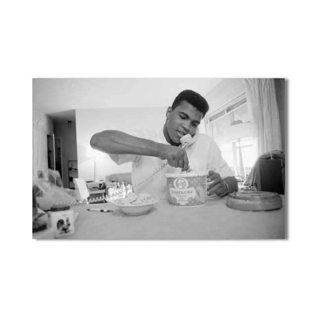 Muhammad Ali Motivational Glass Wall Art - Iconic Boxing Prints, Inspiring Home Office Gym Decor, Unforgettable Moments - image 1
