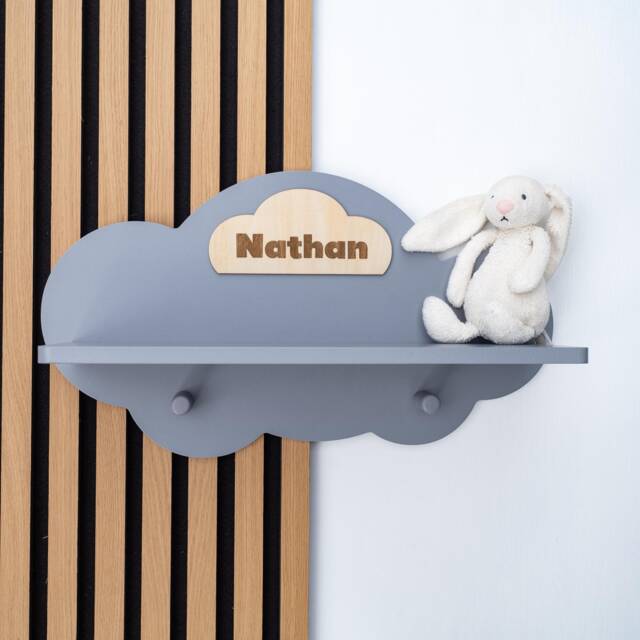 Children's Bedroom Shelf, Nursery Decor, Baptism Gift, Personalised Kid's Birthday Gift - image 1