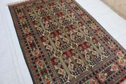 3x5 Handmade Afghan Rug - Area Caucasian Design Wool Rug, Rugs For Living Room Oriental Turkmen Kitchen 100x150 cm Carpet - thumbnail 1
