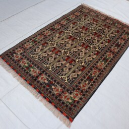 3x5 Handmade Afghan Rug - Area Caucasian Design Wool Rug, Rugs For Living Room Oriental Turkmen Kitchen 100x150 cm Carpet - thumbnail 3