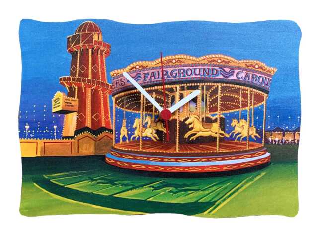 Fairground Clock - Carousel Gift Gifts Carousels Horse N8-C - image 1