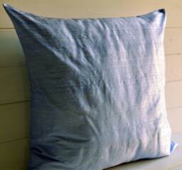 Decorative Pillow, Throw Pillow Blue Sky, Pure, Pure Silk Shantung Silk - thumbnail 1