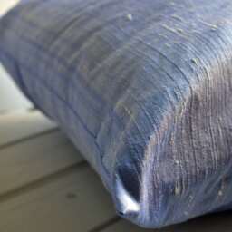 Decorative Pillow, Throw Pillow Blue Sky, Pure, Pure Silk Shantung Silk - thumbnail 2