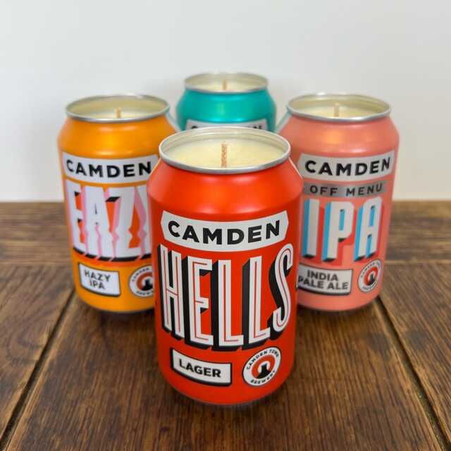 Camden Beer Can Candle - Scented Soy Wax London UK Lager Ipa Hazy Hells - image 1