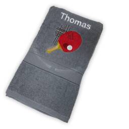 Table Tennis Personalised Embroidered Towels - thumbnail 4