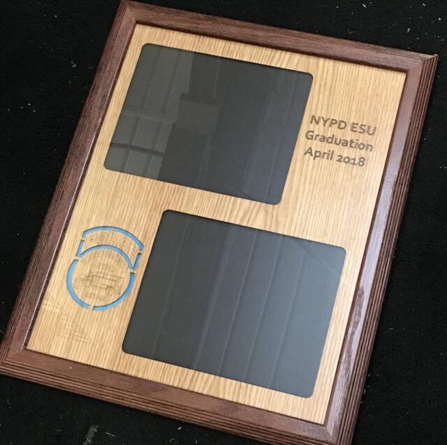 16x20 Personalized Picture Frame, Wood Laser Engraved Custom Photo Collage Frame - image 1