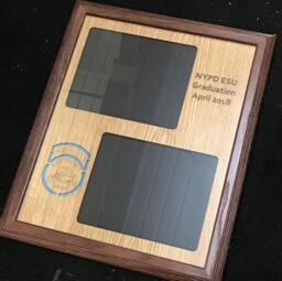 16x20 Personalized Picture Frame, Wood Laser Engraved Custom Photo Collage Frame - thumbnail 1