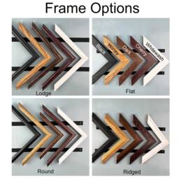 16x20 Personalized Picture Frame, Wood Laser Engraved Custom Photo Collage Frame - thumbnail 2
