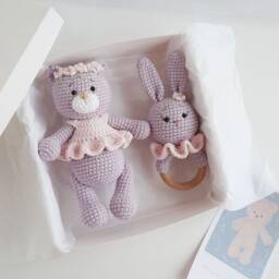 Baby Girl Gift Basket Shower New Mom Pregnancy Box Baby Expecting - thumbnail 1