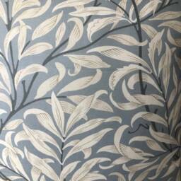 Clarke & William Morris Willow Boughs Dove Blue Ivory Arts Crafts Cushion Cover 16 - thumbnail 2